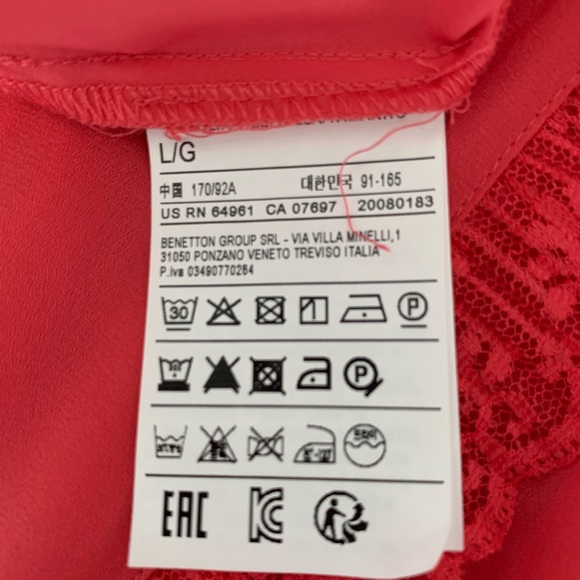 NWOT United Colors of Benetton Dress - Picture 3 of 4